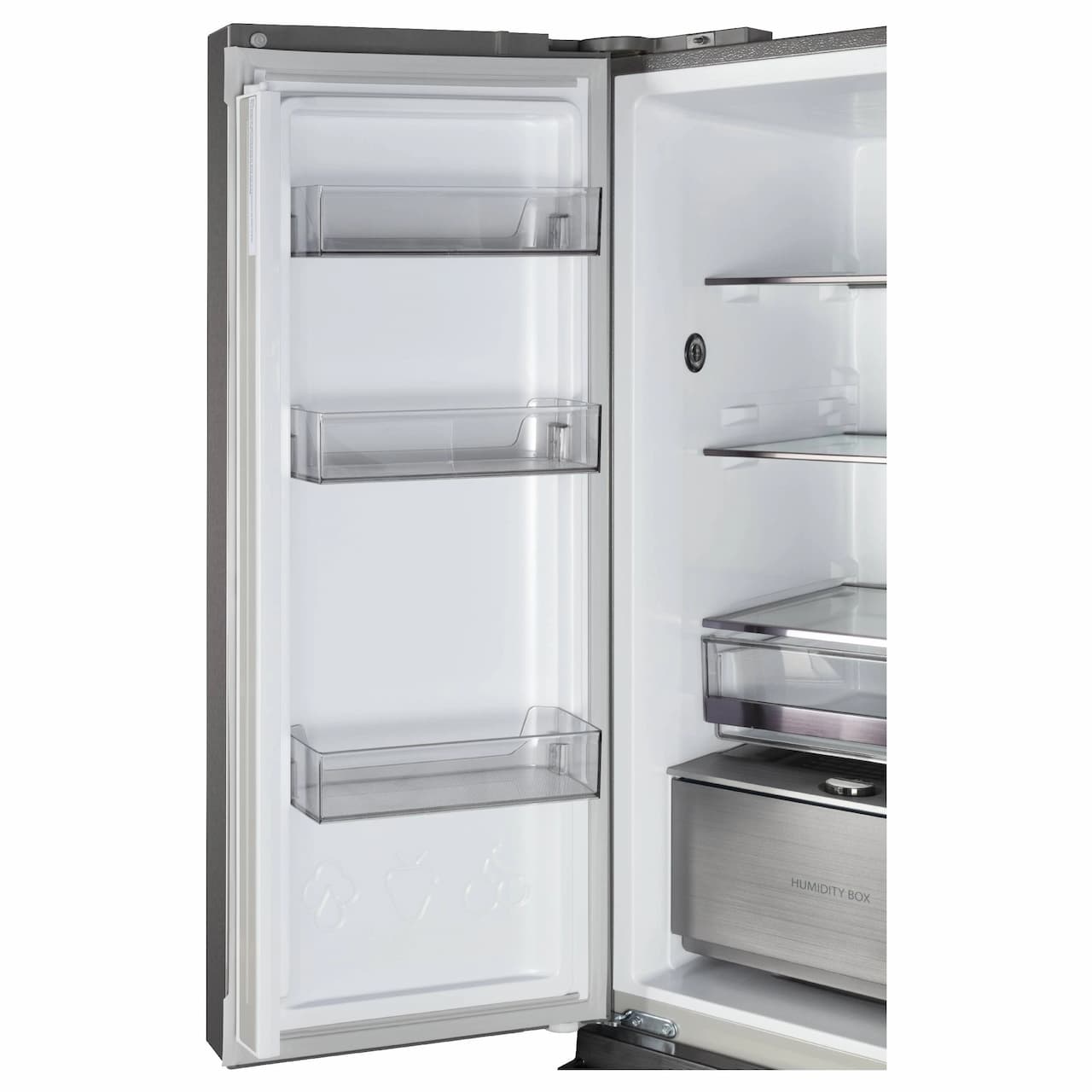 Холодильник Side-by-side KORTING Черная сталь KNFF 82535 XN