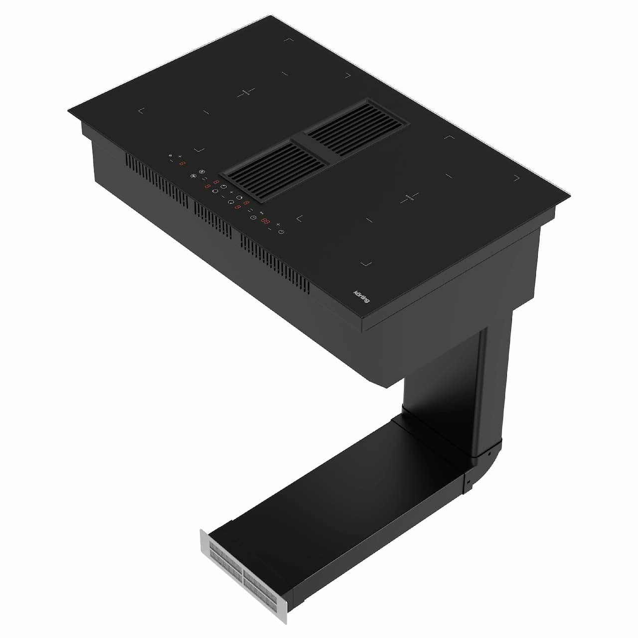 Варочная панель с вытяжкой KORTING Черный HIBH 84980 NB