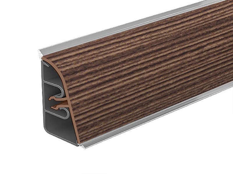 Плинтус кухонный 4000 мм KORNER Риголетто темный LB40-143