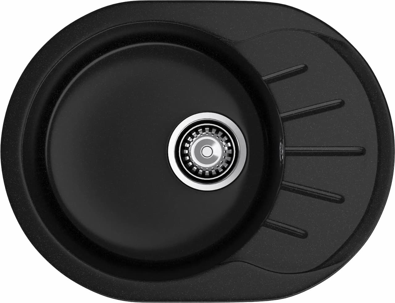 Мойка GRANFEST Черный Rondo R-580 L