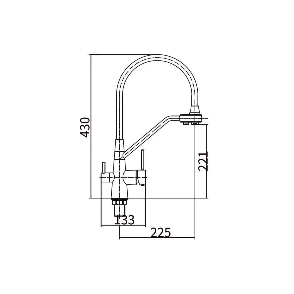 Смеситель с фильтром FASHUN A4382-12