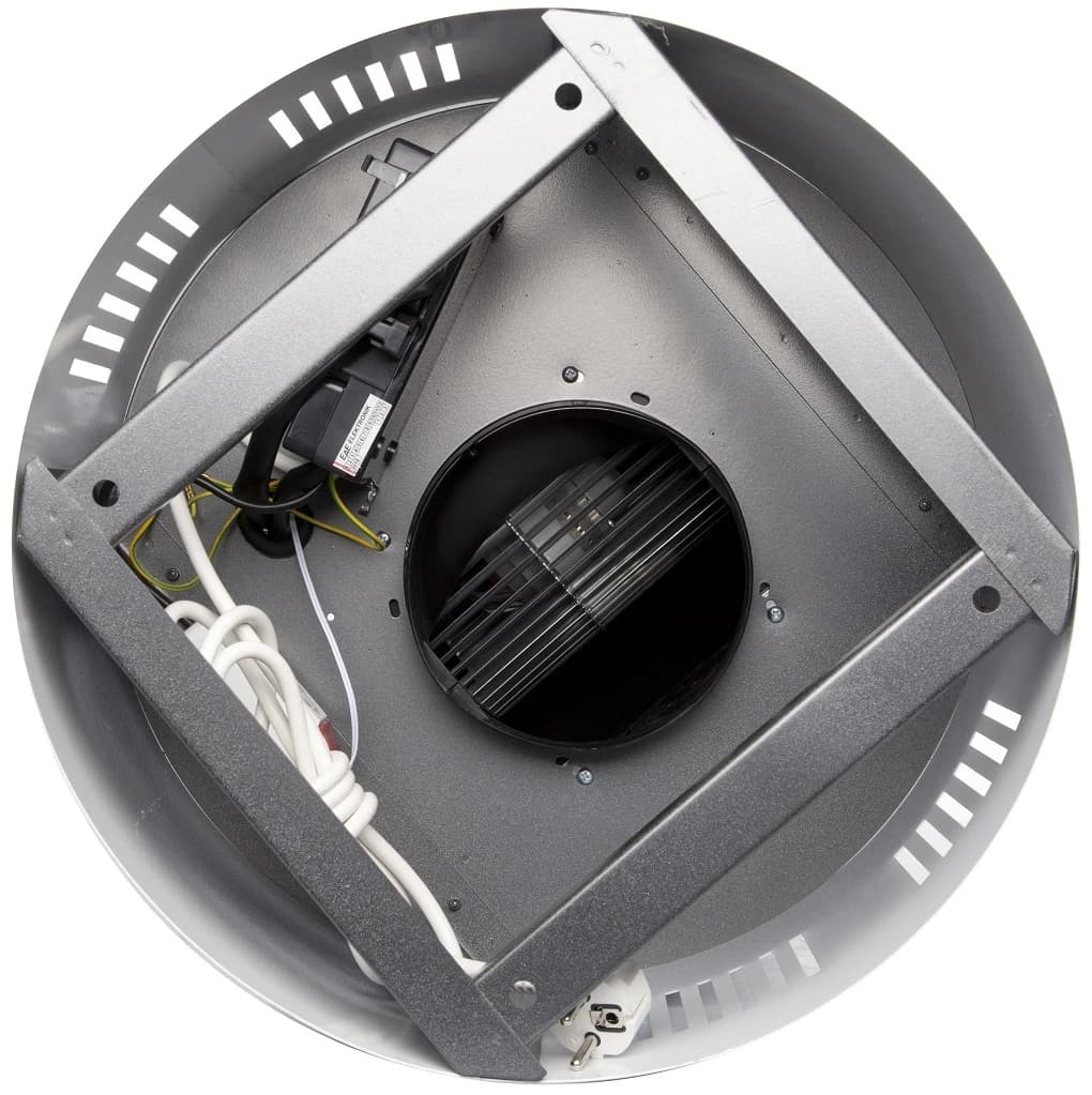 Вытяжка островная KONIGIN Белое стекло Equilibrium White Glass