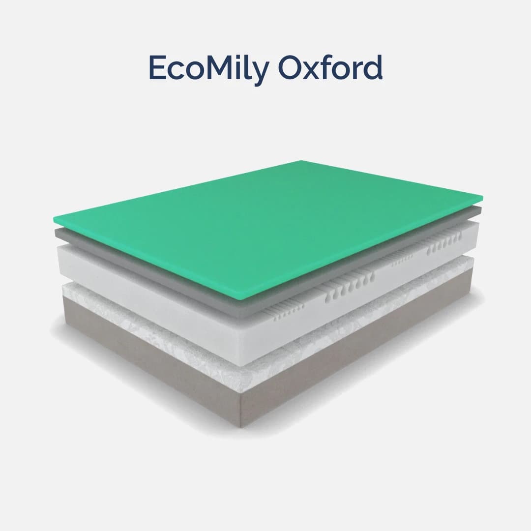 Матрас ортопедический односпальный 900х2000х240 мм ECOMILY Белый Oxford