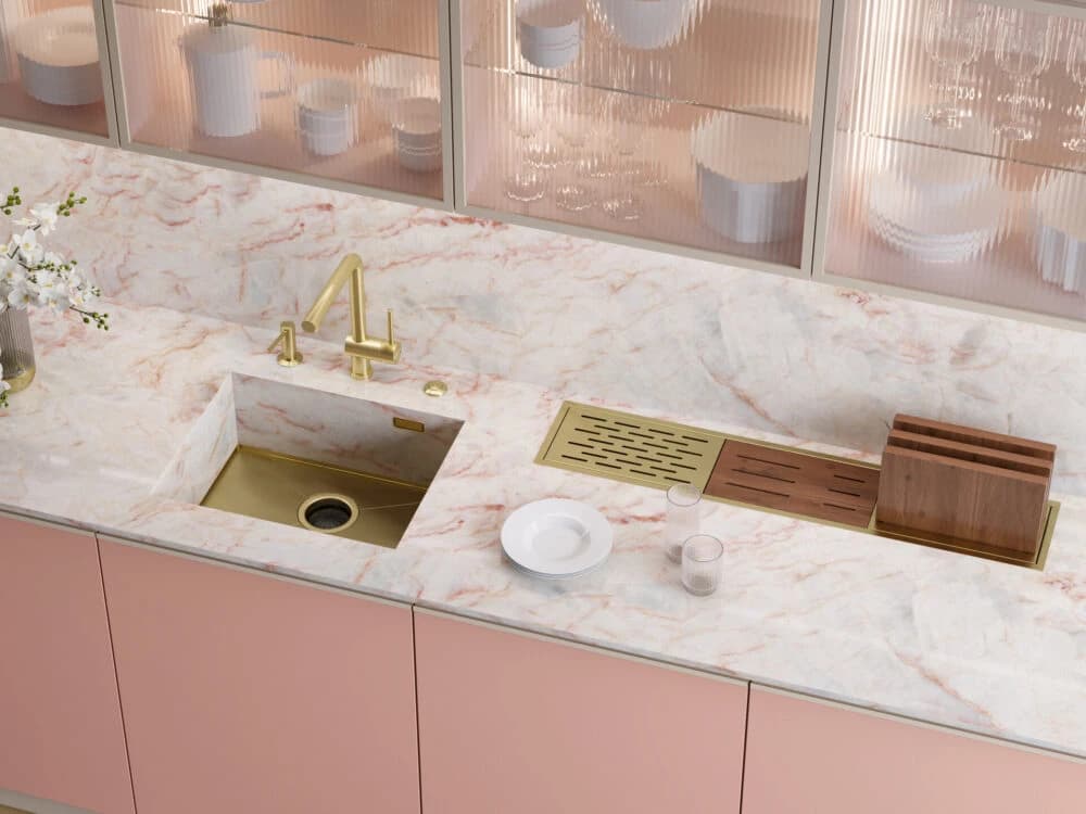 Смеситель OMOIKIRI Светлое золото Akashi-S-LG