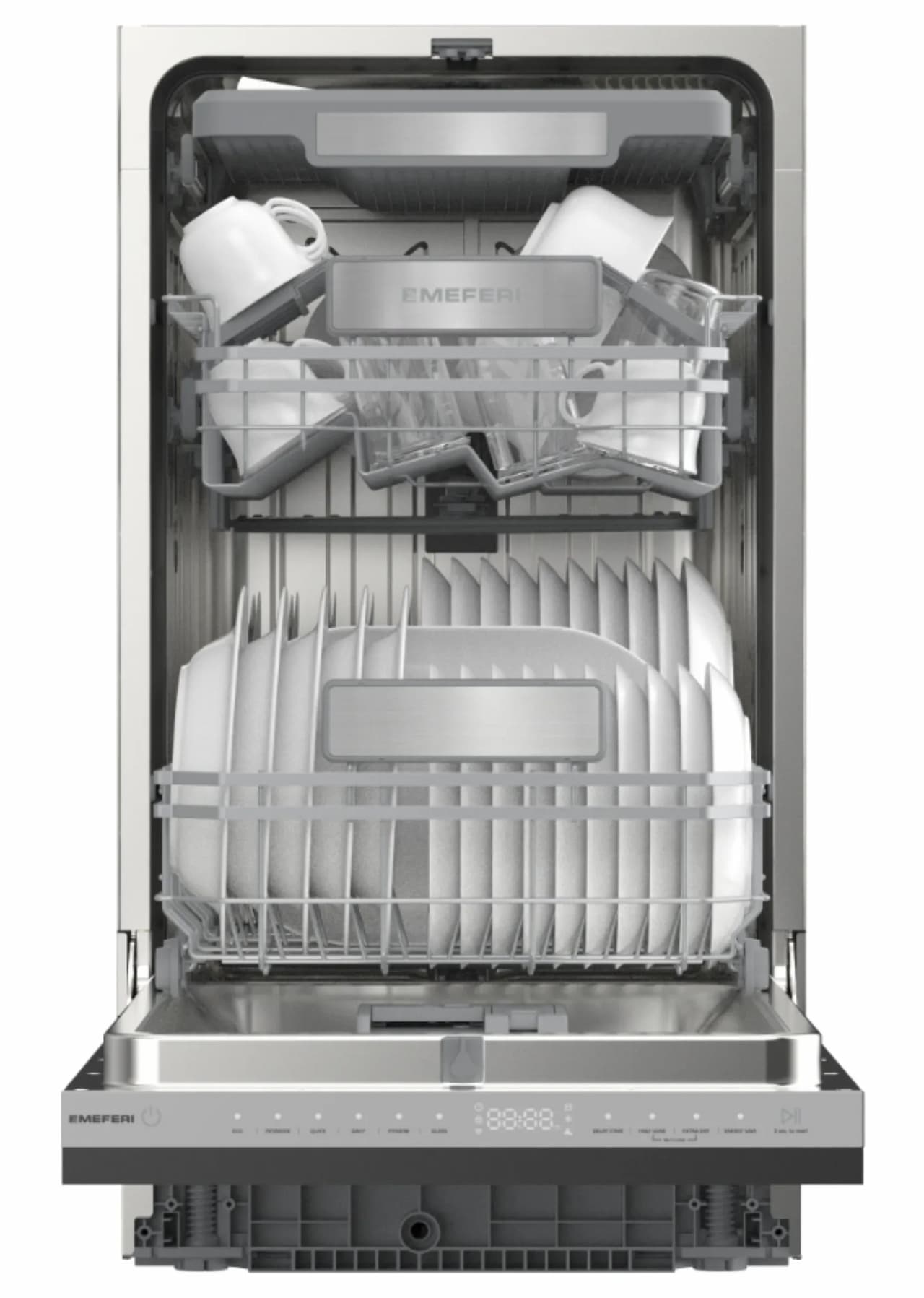 Посудомоечная машина MEFERI Серебристый MDW4593 LUXE