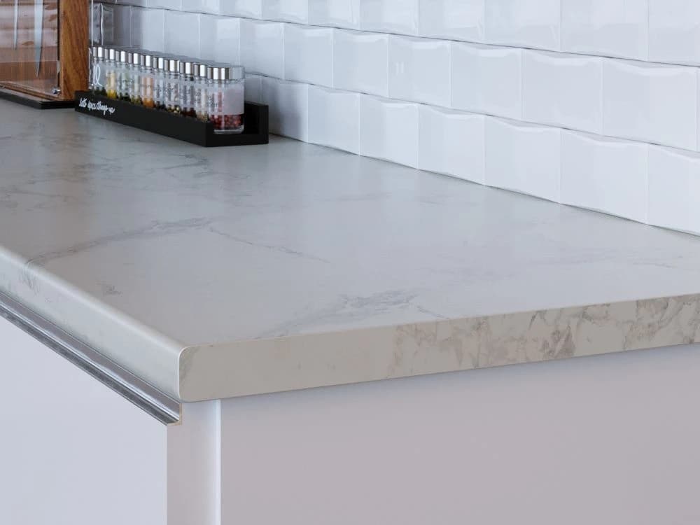 Стеновая панель 4 мм КЕДР Мрамор Бернини 1500х600х4 мм 2349/Pt