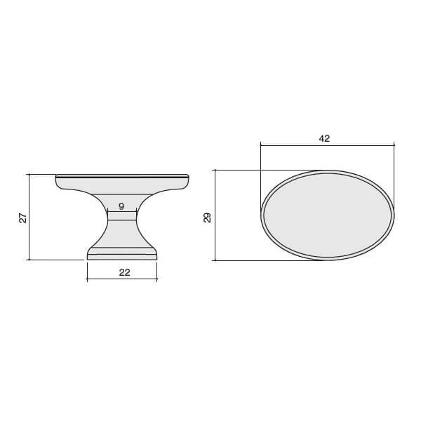 Ручка кнопка MAKMART Золото матовое WPO.799Y.000.M00F3