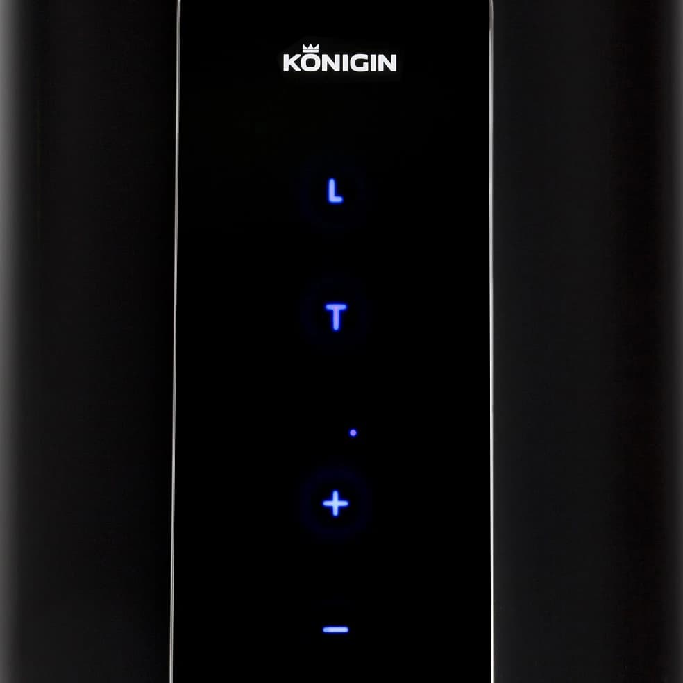 Вытяжка кухонная KONIGIN Черный Equilibrium W Black Glass