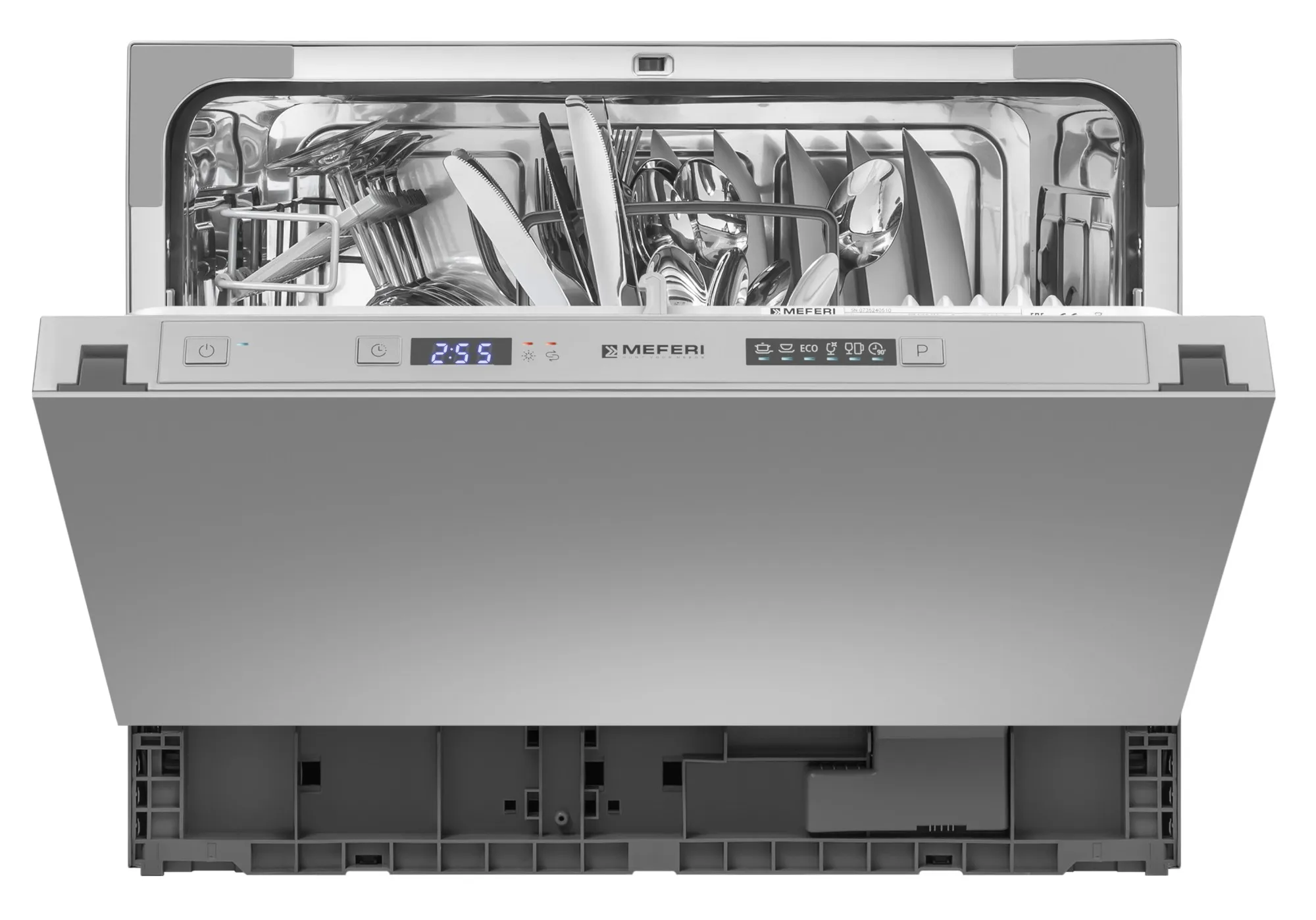 Посудомоечная машина MEFERI Серебристый MDW4563 COMPACT POWER