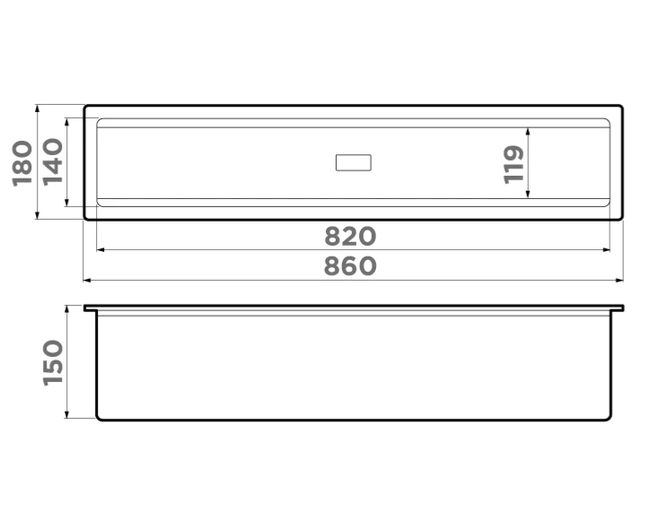 Мойка OMOIKIRI Графитовый DRY-03 PRO GB