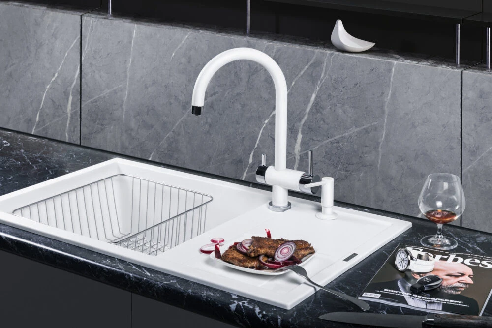 Смеситель с фильтром OMOIKIRI Espresso Yamada-P-ES