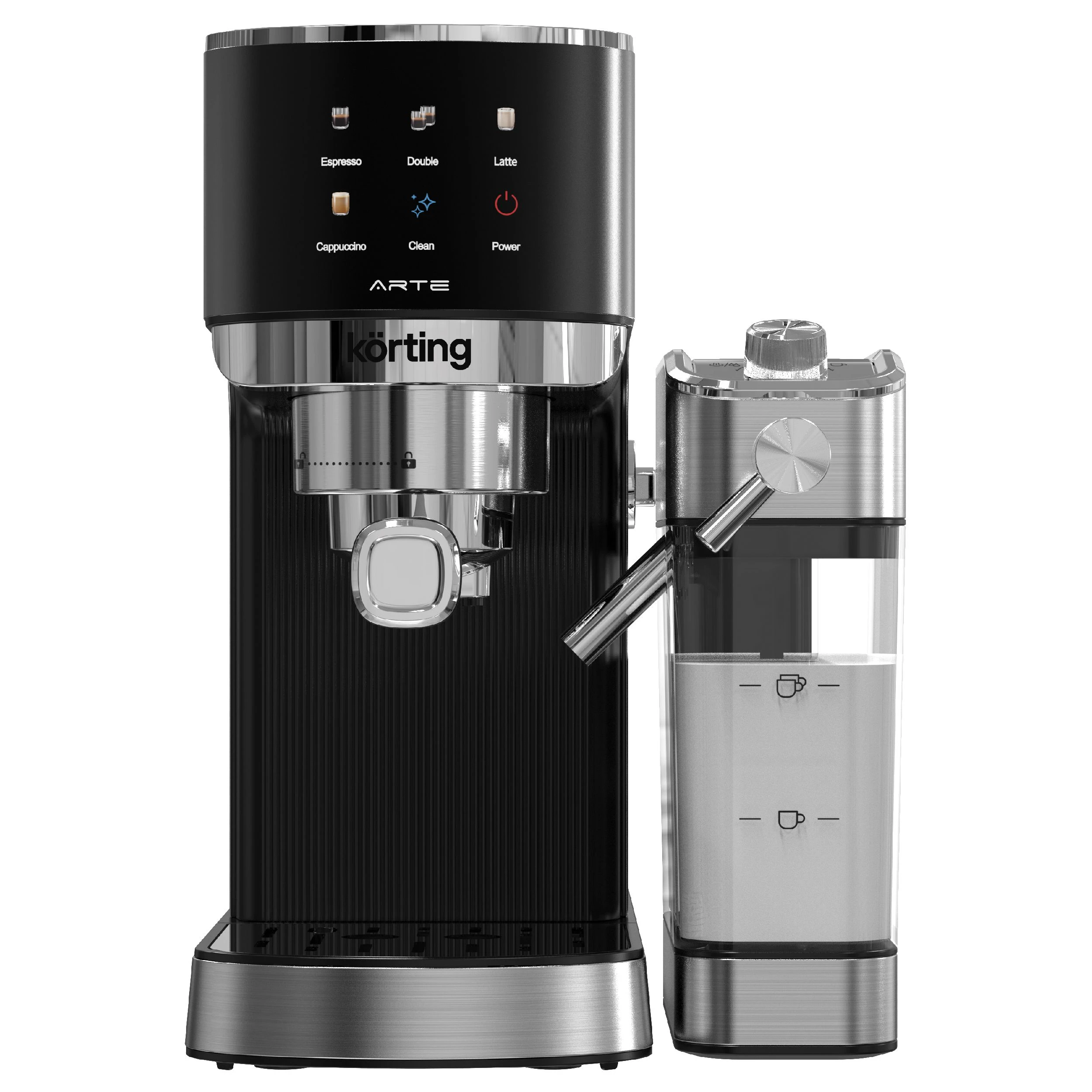 Кофеварка эспрессо KORTING Нержавеющая сталь KCM 1005 T Arte