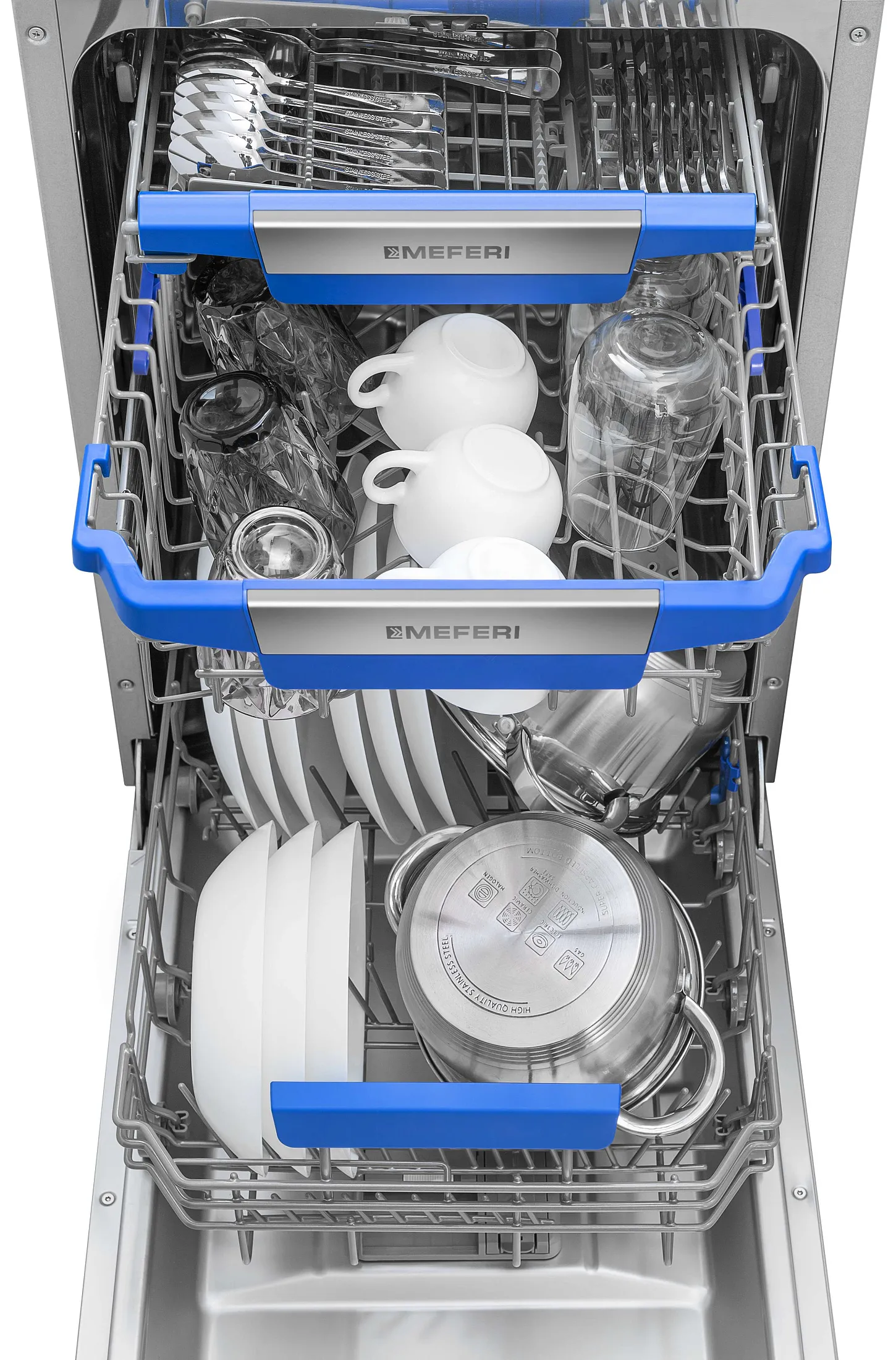 Посудомоечная машина MEFERI Серебристый MDW4583 COMFORT PLUS