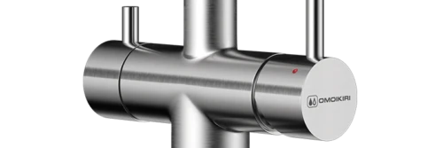 Смеситель OMOIKIRI Нержавеющая сталь Akita-S-BN (УЦЕНКА)