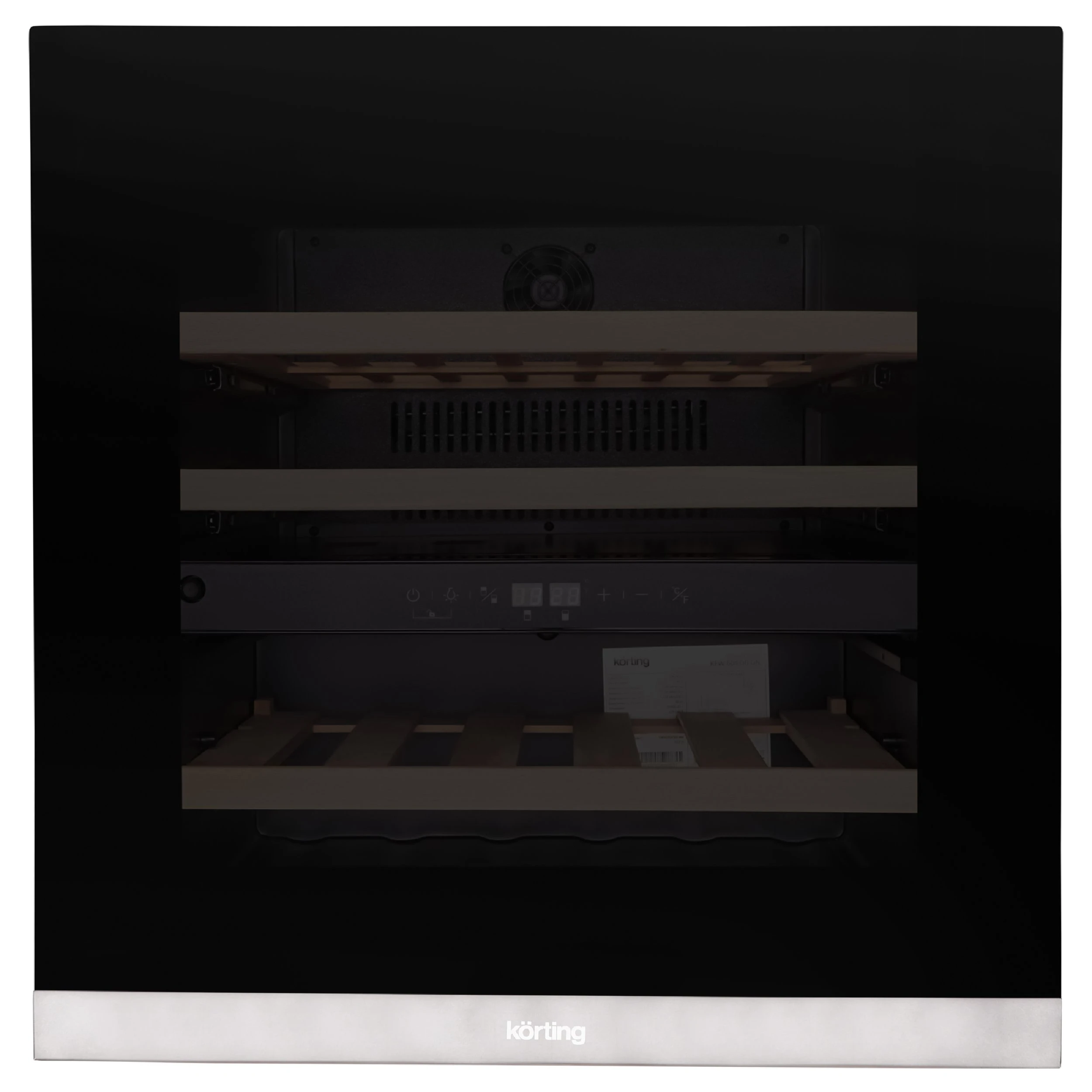 Винный шкаф KORTING Черное стекло KFW 604 DB GXN