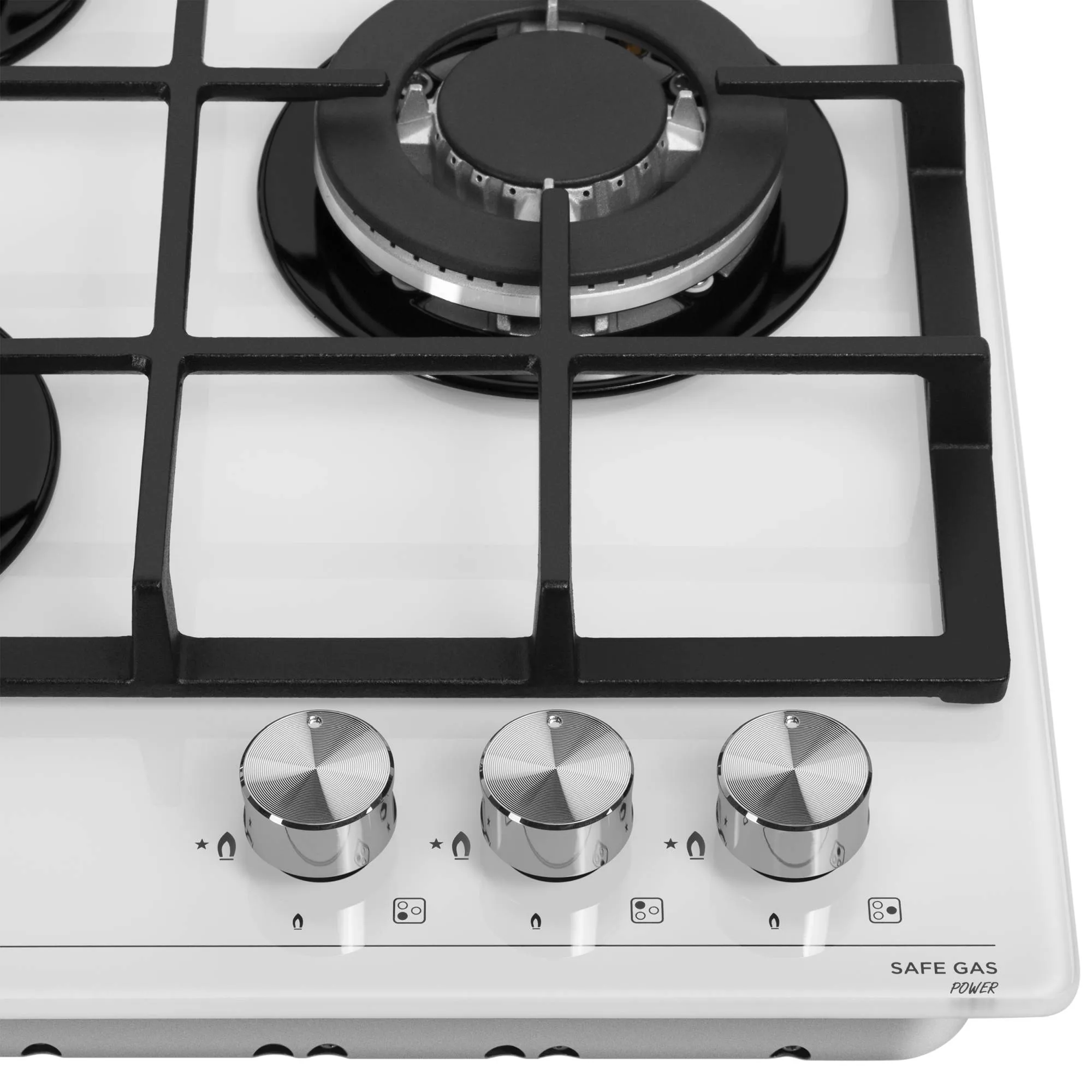 Варочная панель MEFERI Белый MGH453WH GLASS POWER