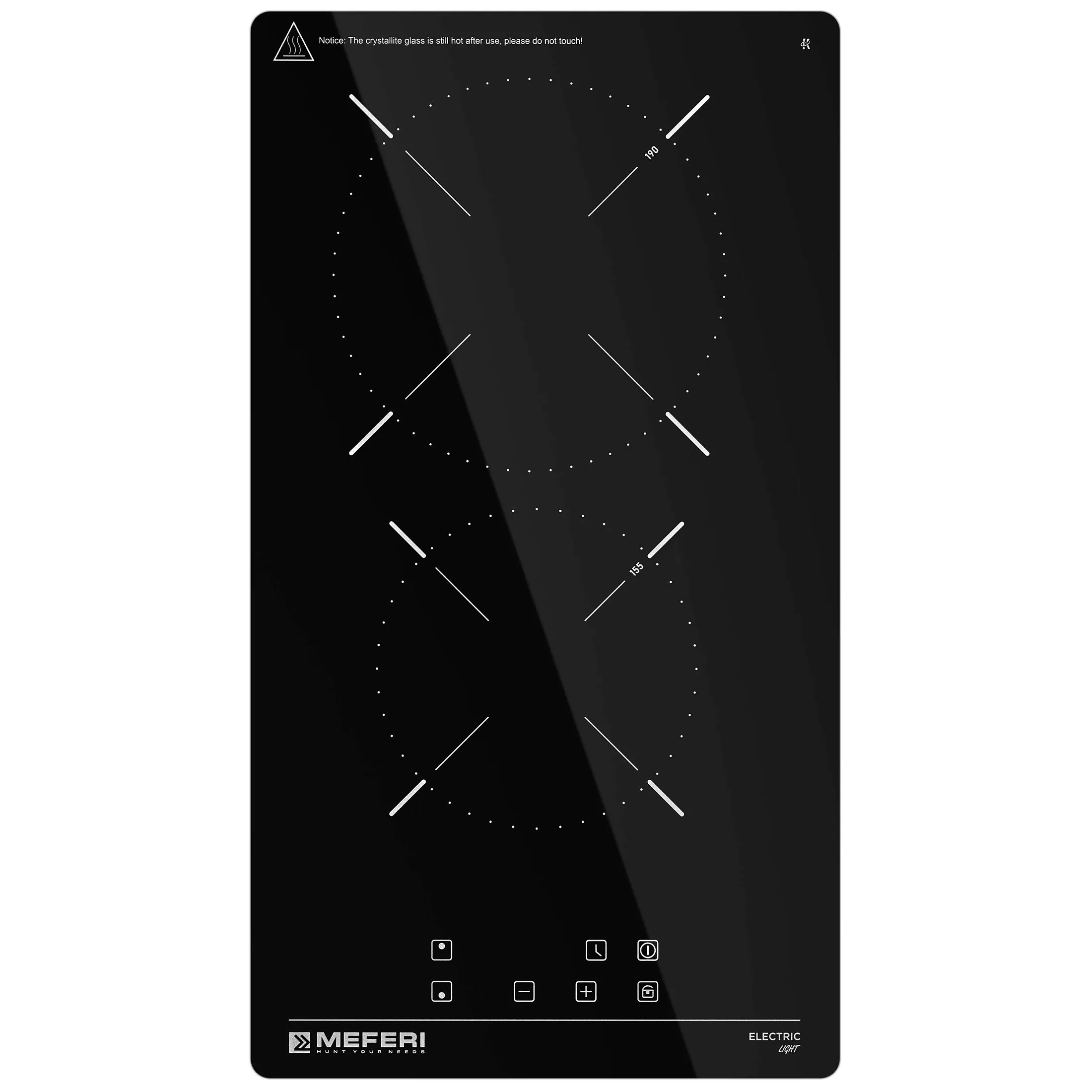 Варочная панель MEFERI Черный MEH302BK LIGHT