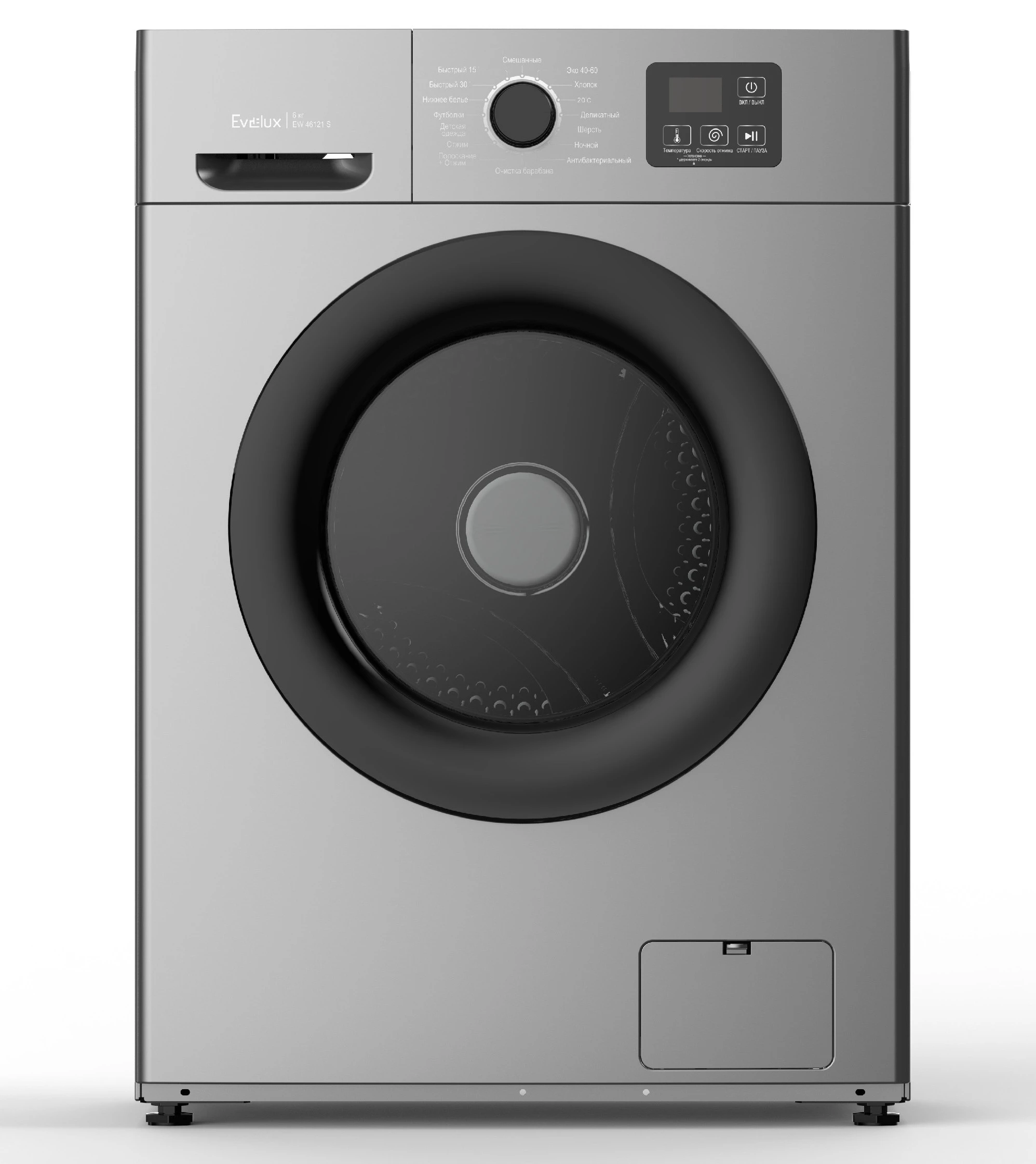 Стиральная машина EVELUX Серый EW 46121 S