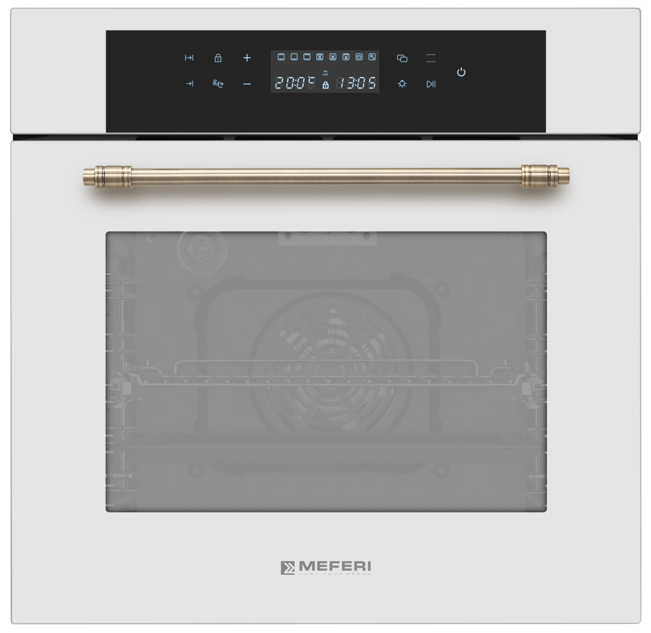 Духовой шкаф MEFERI Белый MEO6010WH RETRO