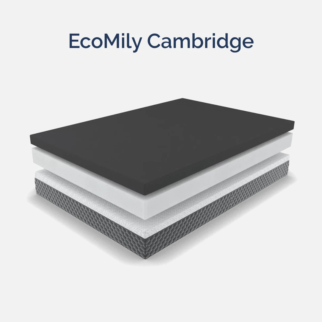 Матрас ортопедический полутораспальный 1400х2000х220 мм ECOMILY Белый Cambridge