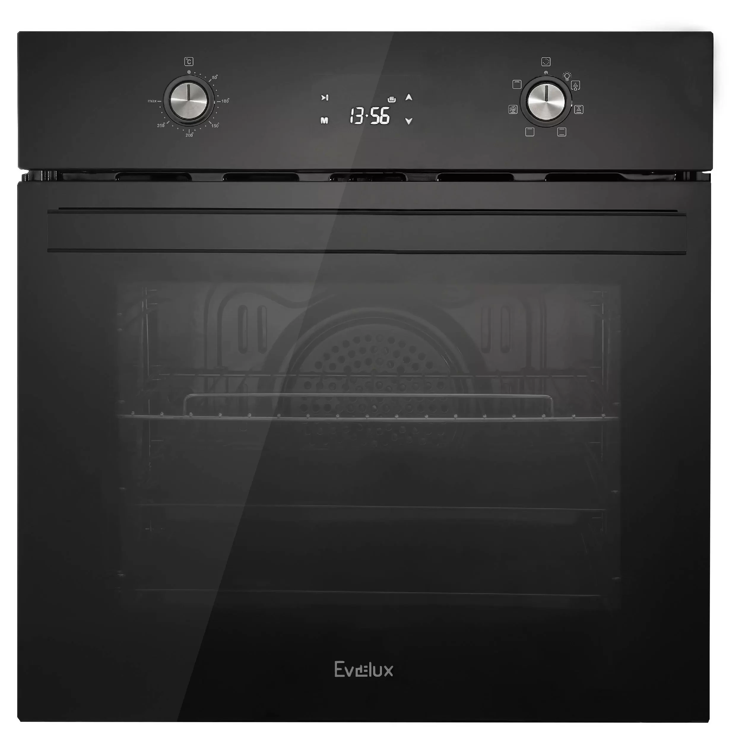 Духовой шкаф EVELUX Черный EO 640 PB