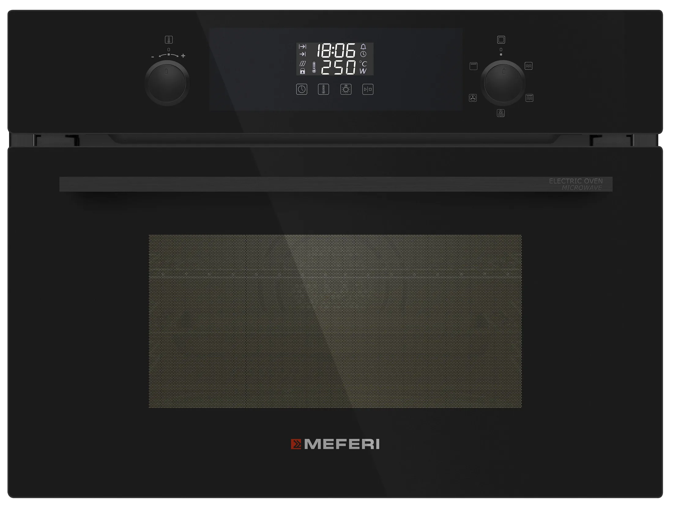 Духовой шкаф MEFERI Черный MEO607BK MICROWAVE