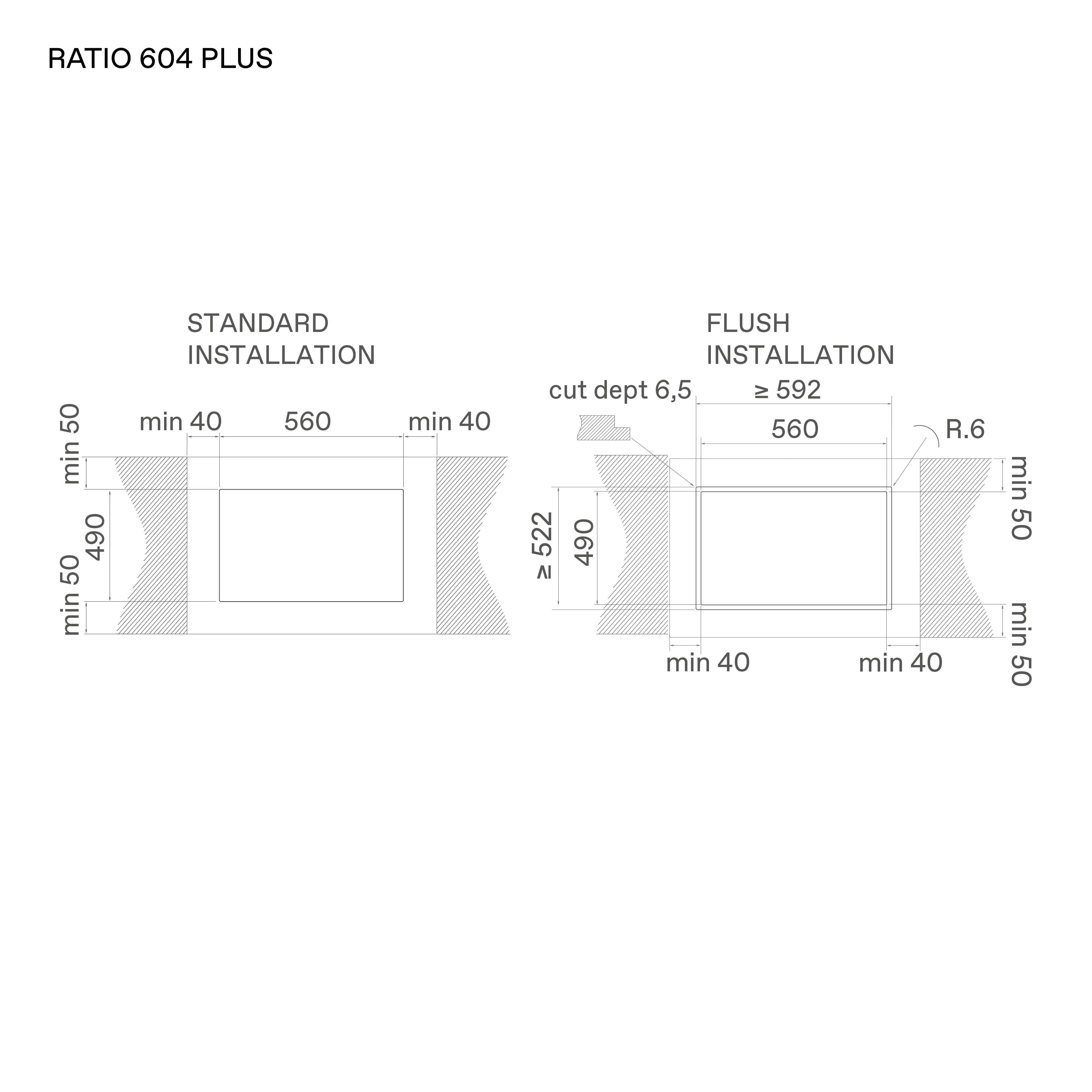Варочная панель ELICA Черный RATIO 604 PLUS BL