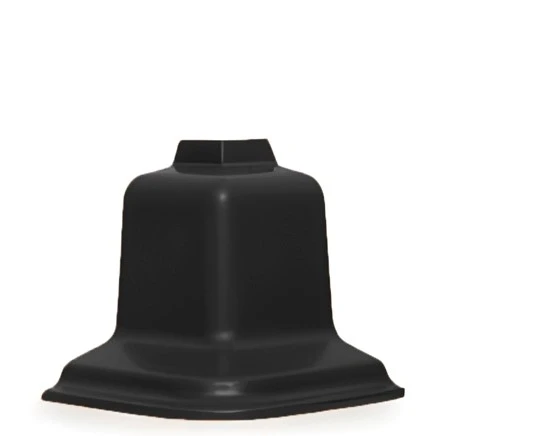 Заглушка к плинтусу внешний угол KORNER Черный LB40-319