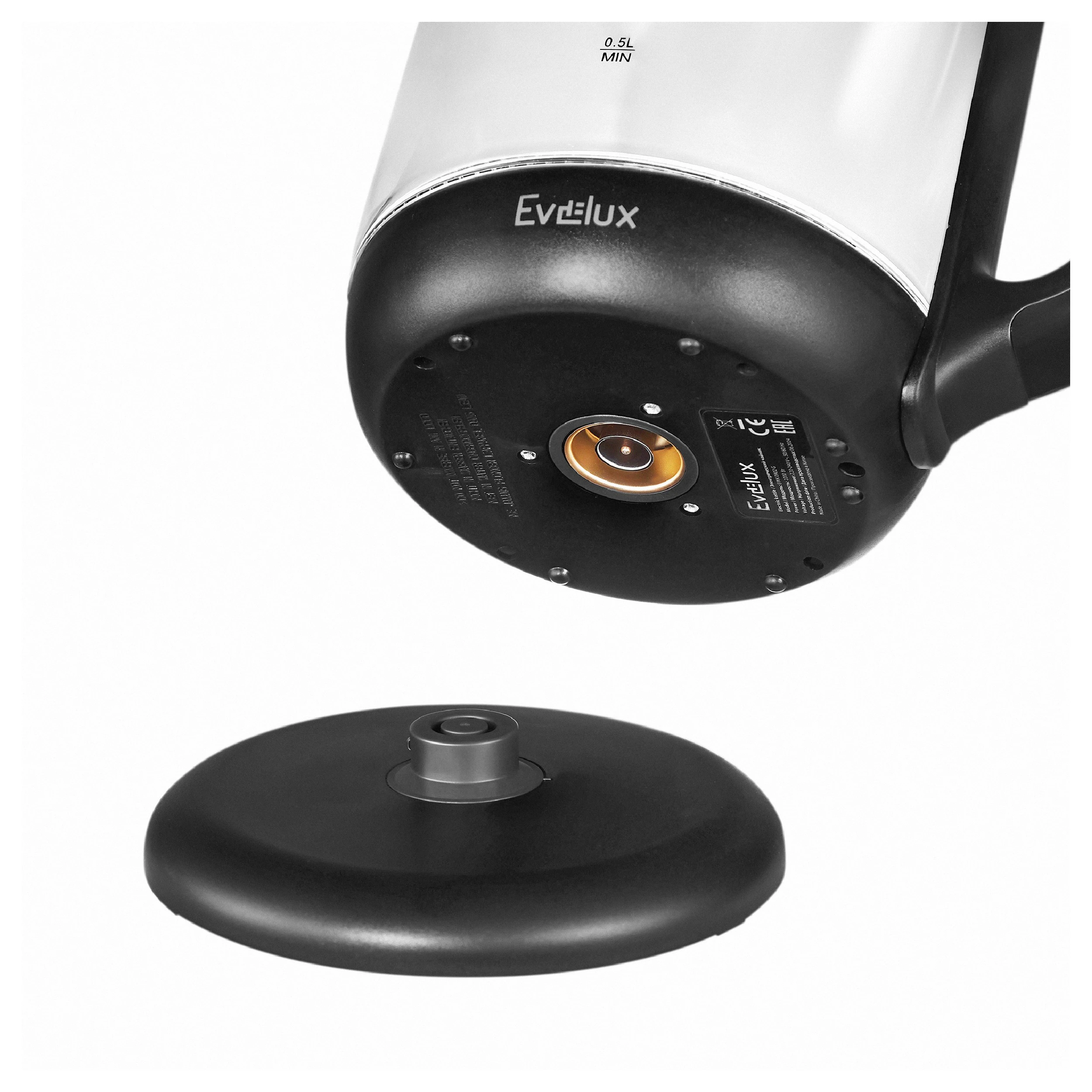 Чайник 1.7 л EVELUX Черный EWK 0902 G