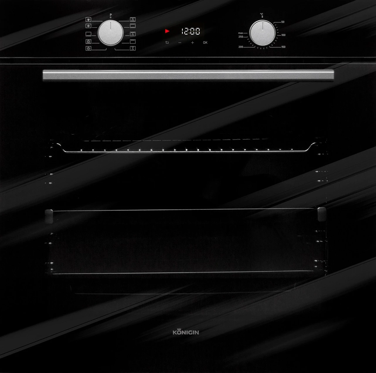 Духовой шкаф KONIGIN Черный Mint 60 BK E10