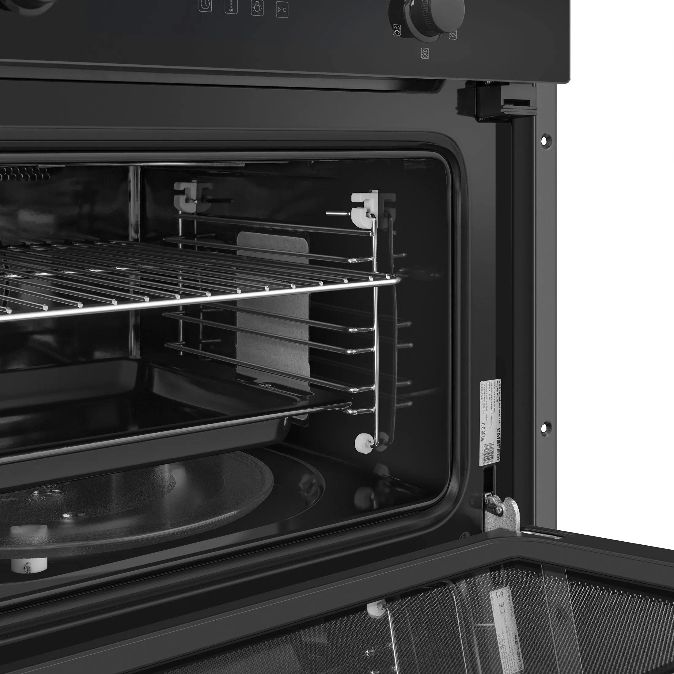 Духовой шкаф MEFERI Черный MEO607BK MICROWAVE