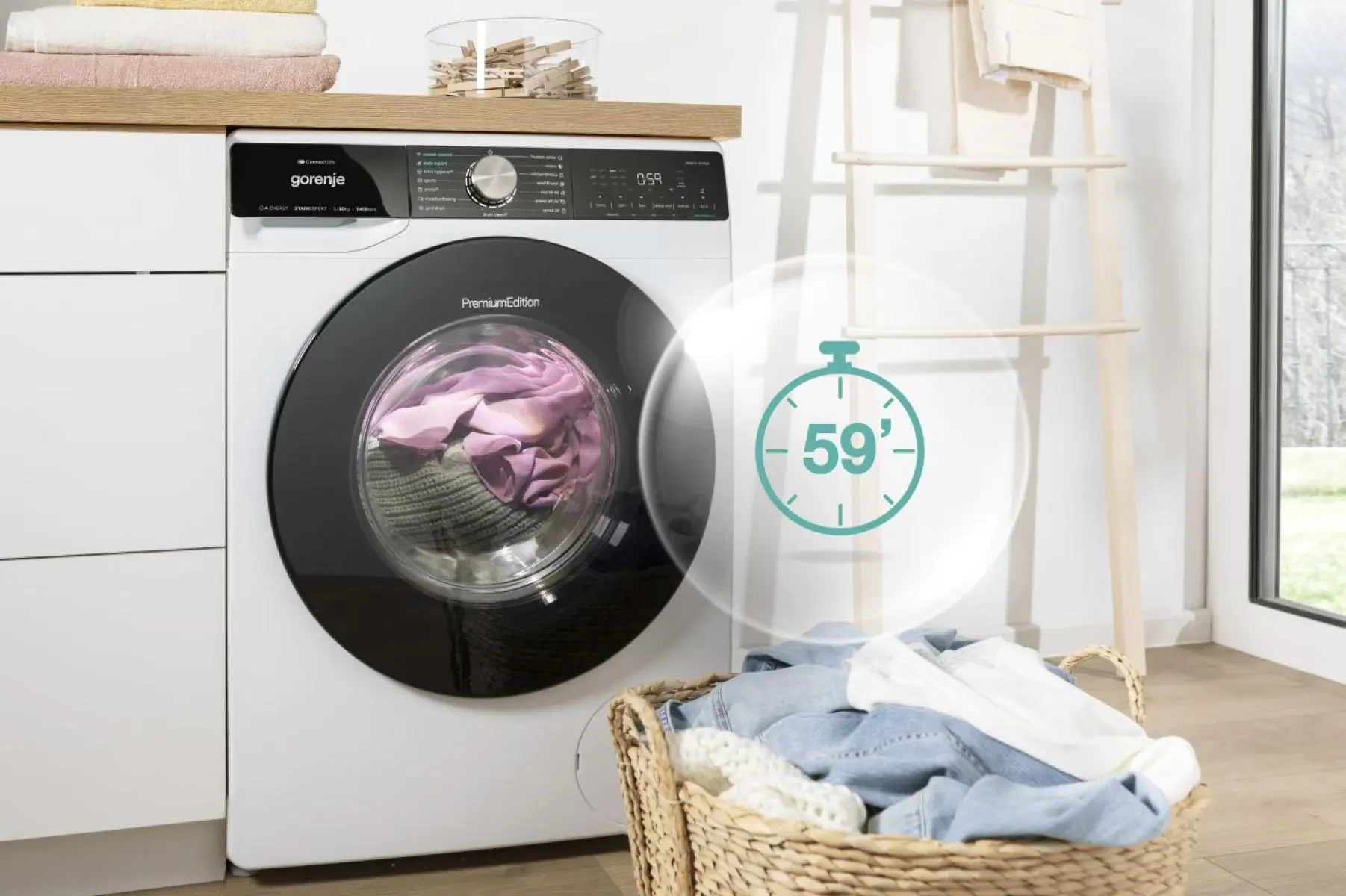 Стиральная машина GORENJE Белый WNS94ACIS