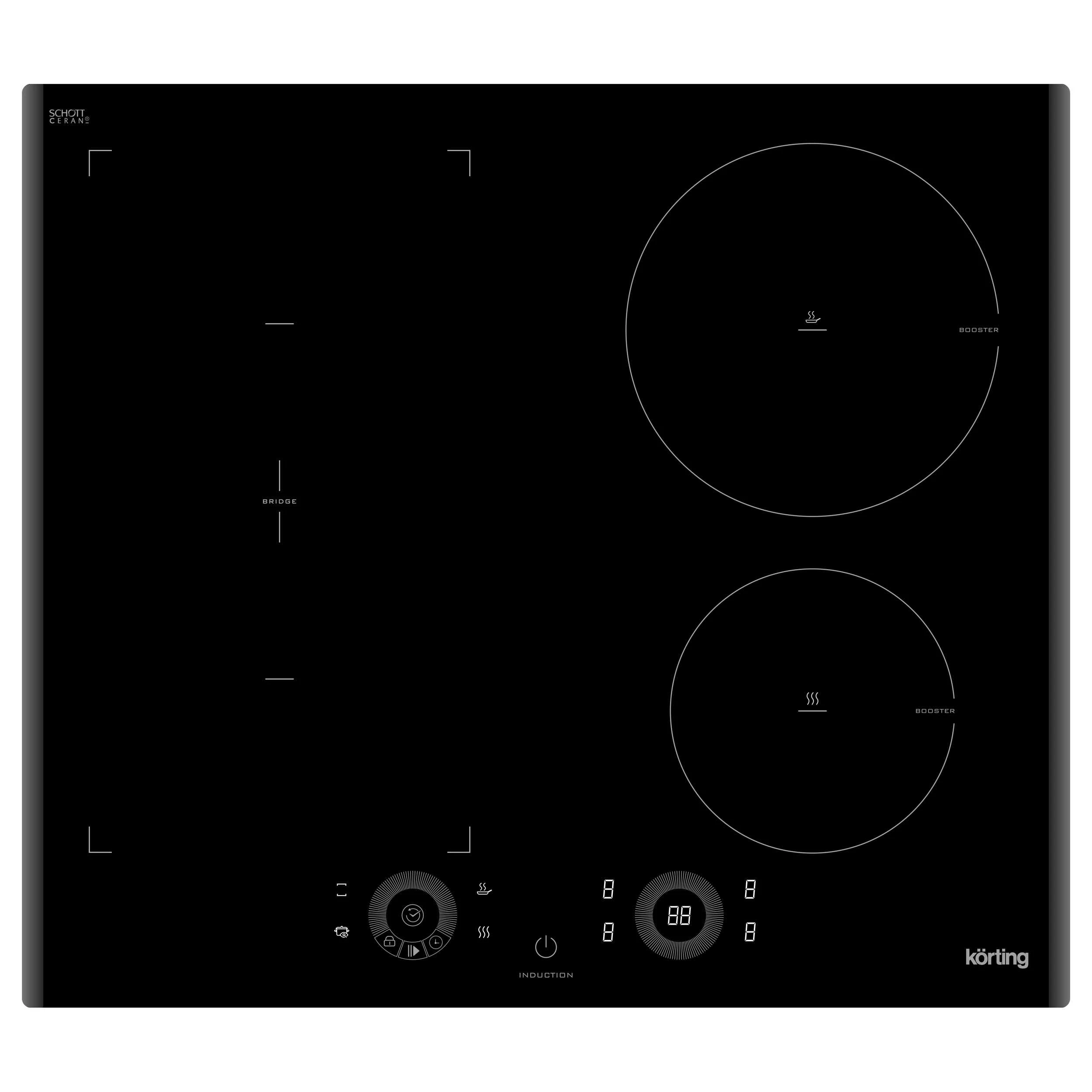 Варочная панель KORTING Черный HIB 64750 B Smart