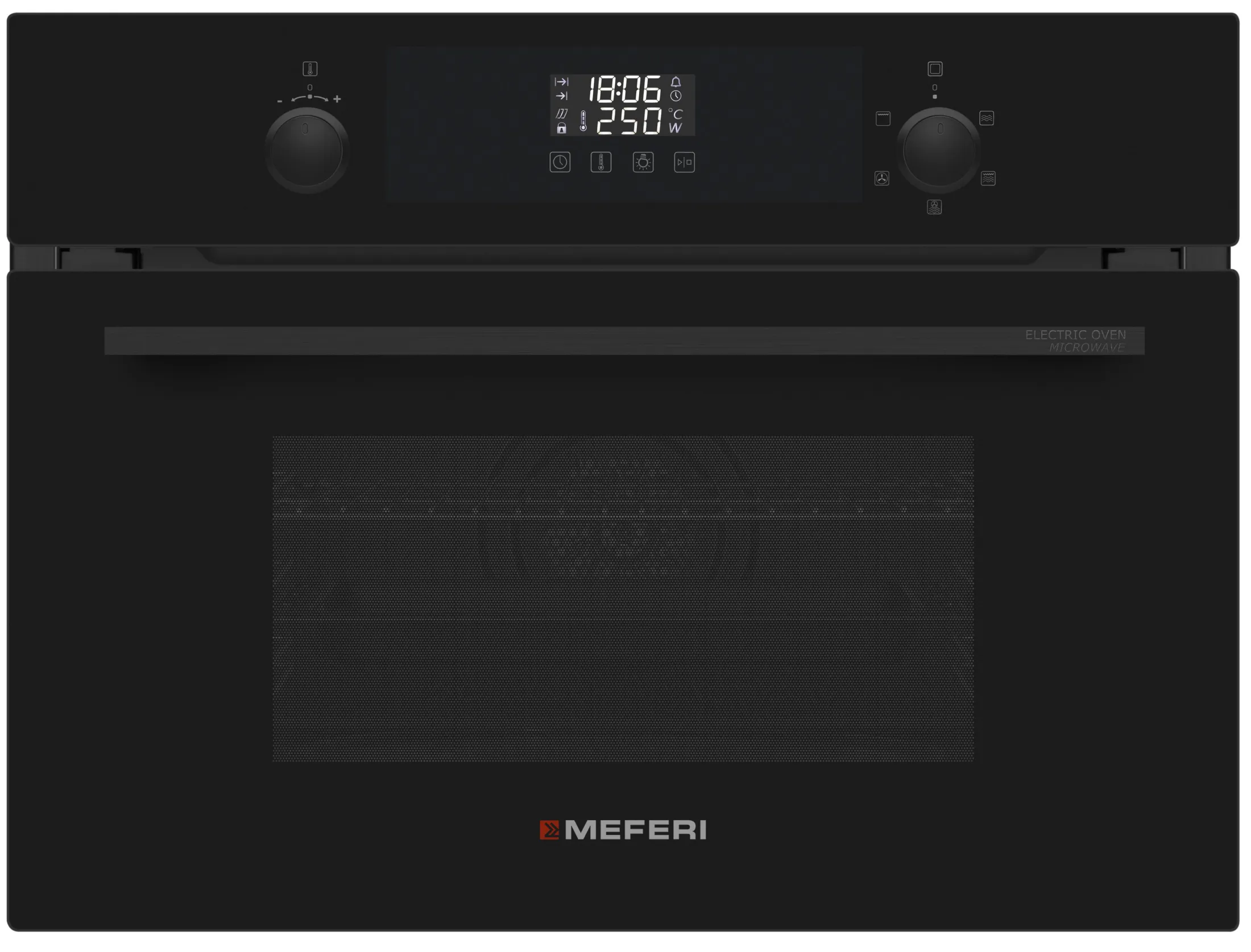 Духовой шкаф MEFERI Черный MEO607BK MICROWAVE