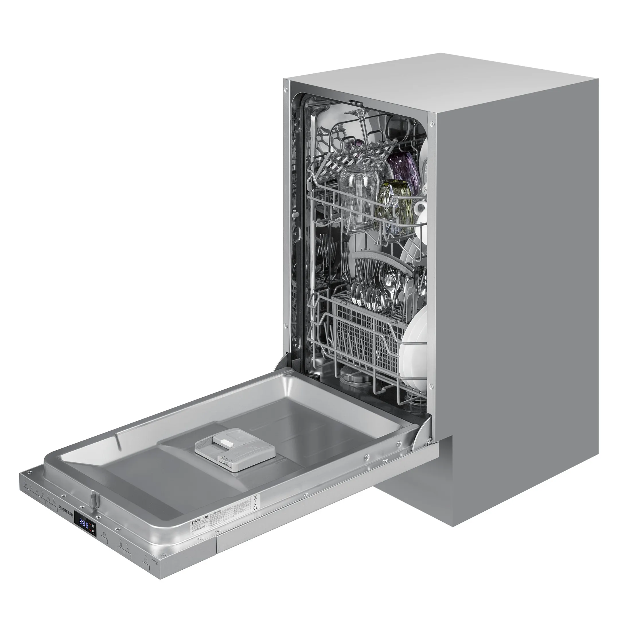 Посудомоечная машина MEFERI Серебристый MDW4562 LIGHT