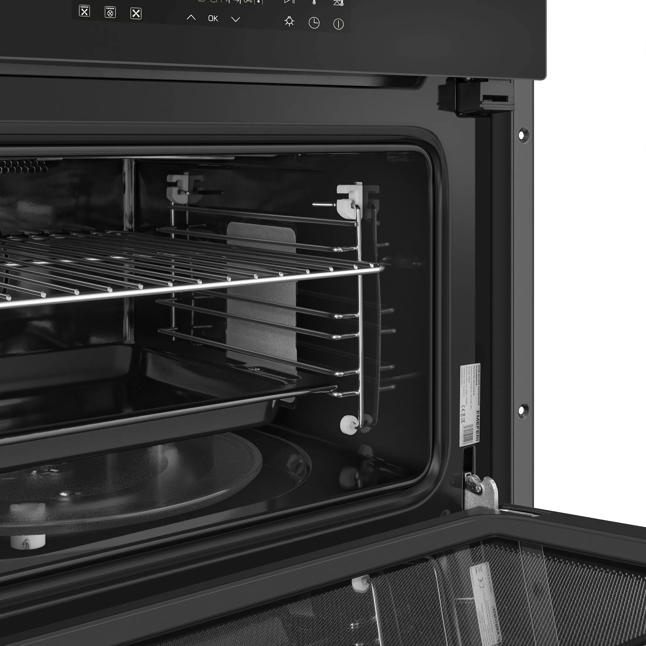 Духовой шкаф MEFERI Черный MEO609BK MICROWAVE