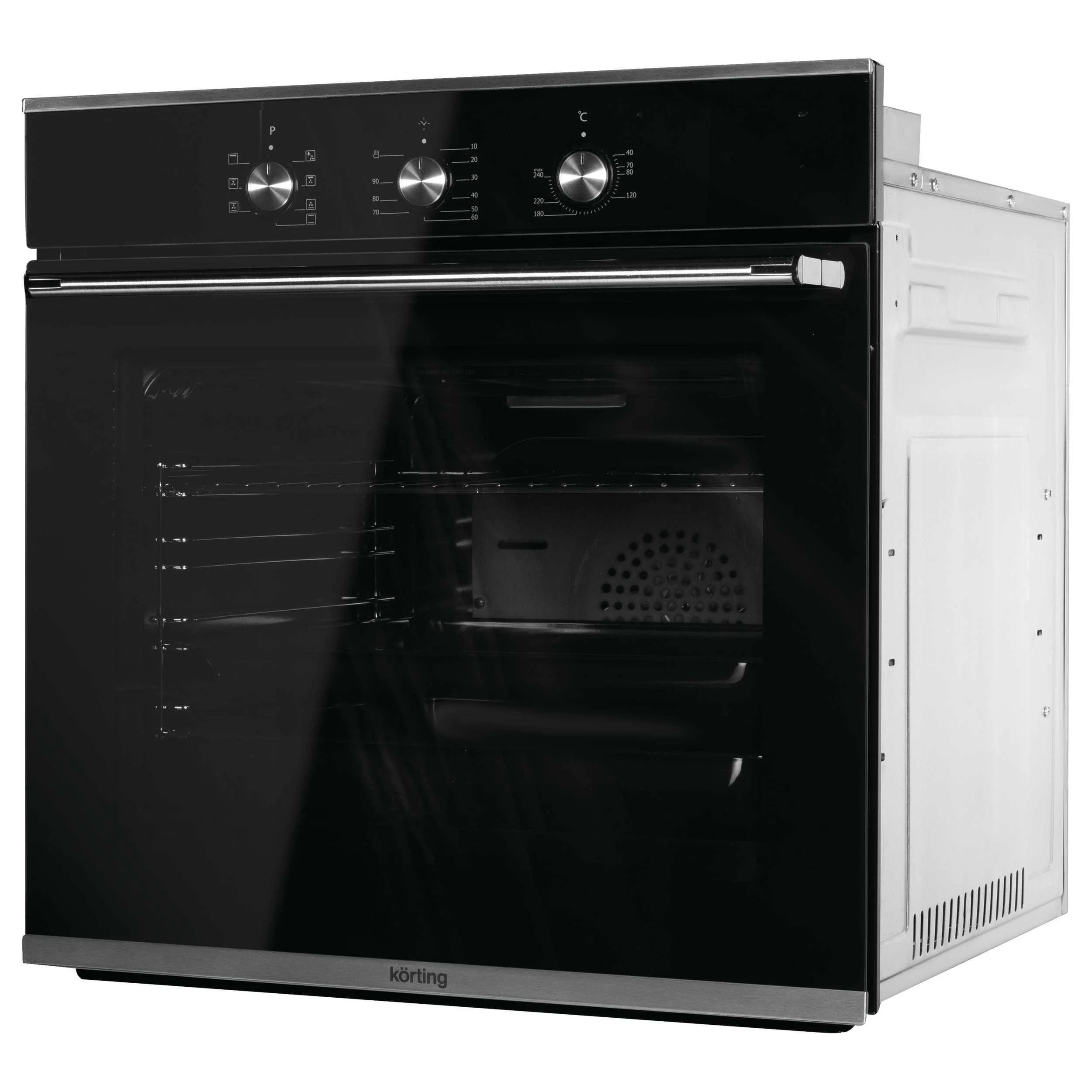 Духовой шкаф KORTING Черное стекло OKB 370 CMX