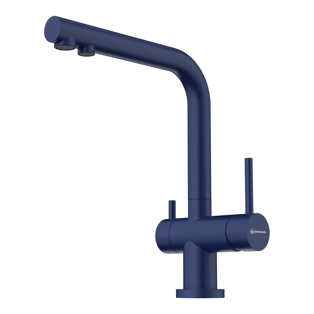Смеситель OMOIKIRI Indigo blue Nagano-IB