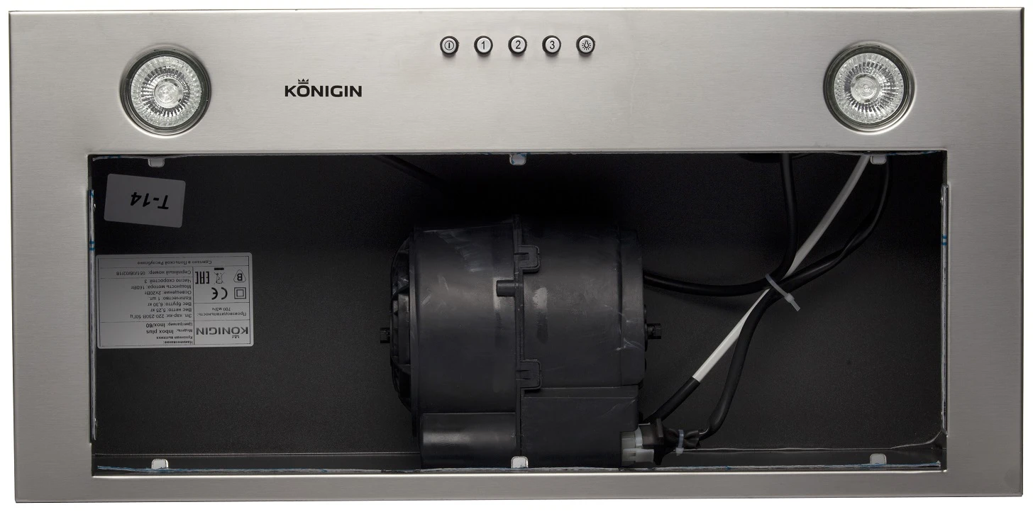 Вытяжка кухонная KONIGIN Нержавеющая сталь Inbox Plus Inox 50