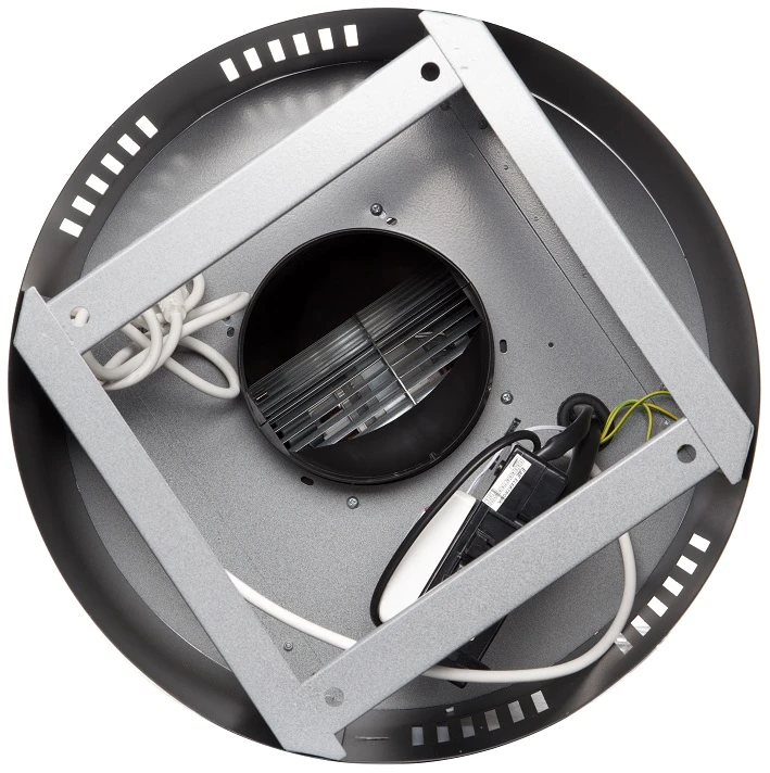 Вытяжка островная KONIGIN Черный Equilibrium Black Glass