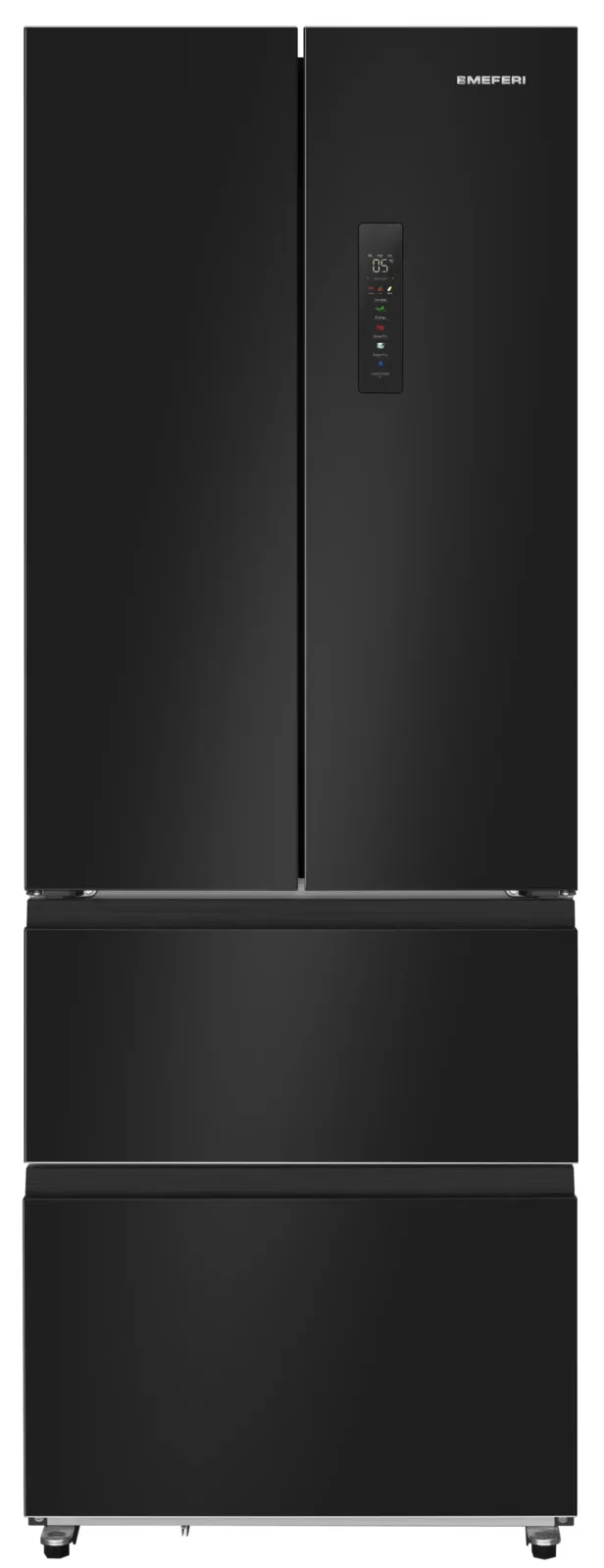 Холодильник отдельностоящий MEFERI Черный MFR70BK TOTAL NO FROST FRENCH DOOR ULTRA