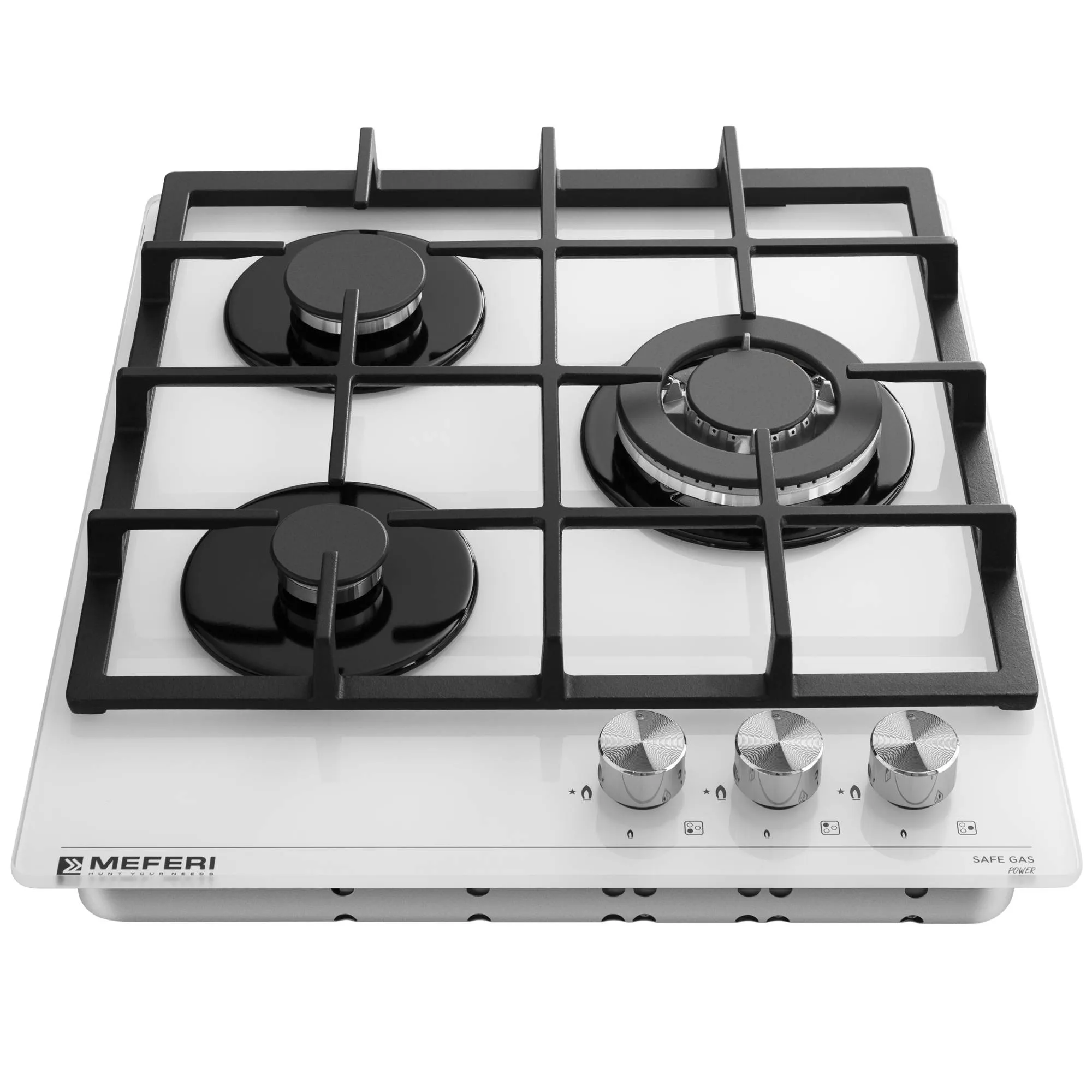 Варочная панель MEFERI Белый MGH453WH GLASS POWER