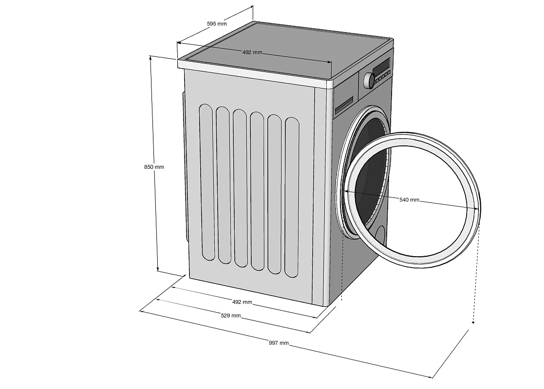 Стиральная машина KORTING Белый KWM 50IM140