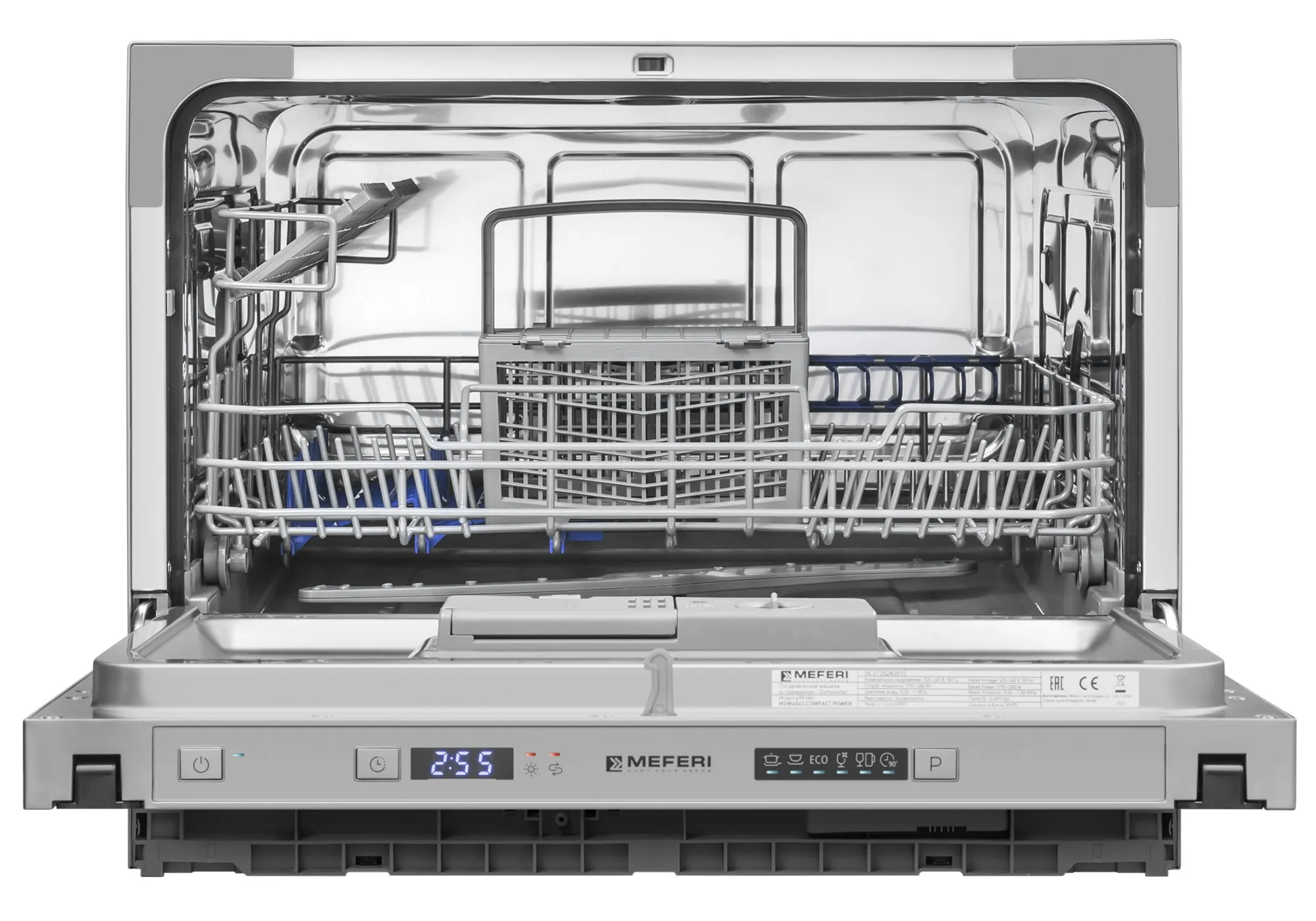 Посудомоечная машина MEFERI Серебристый MDW4563 COMPACT POWER