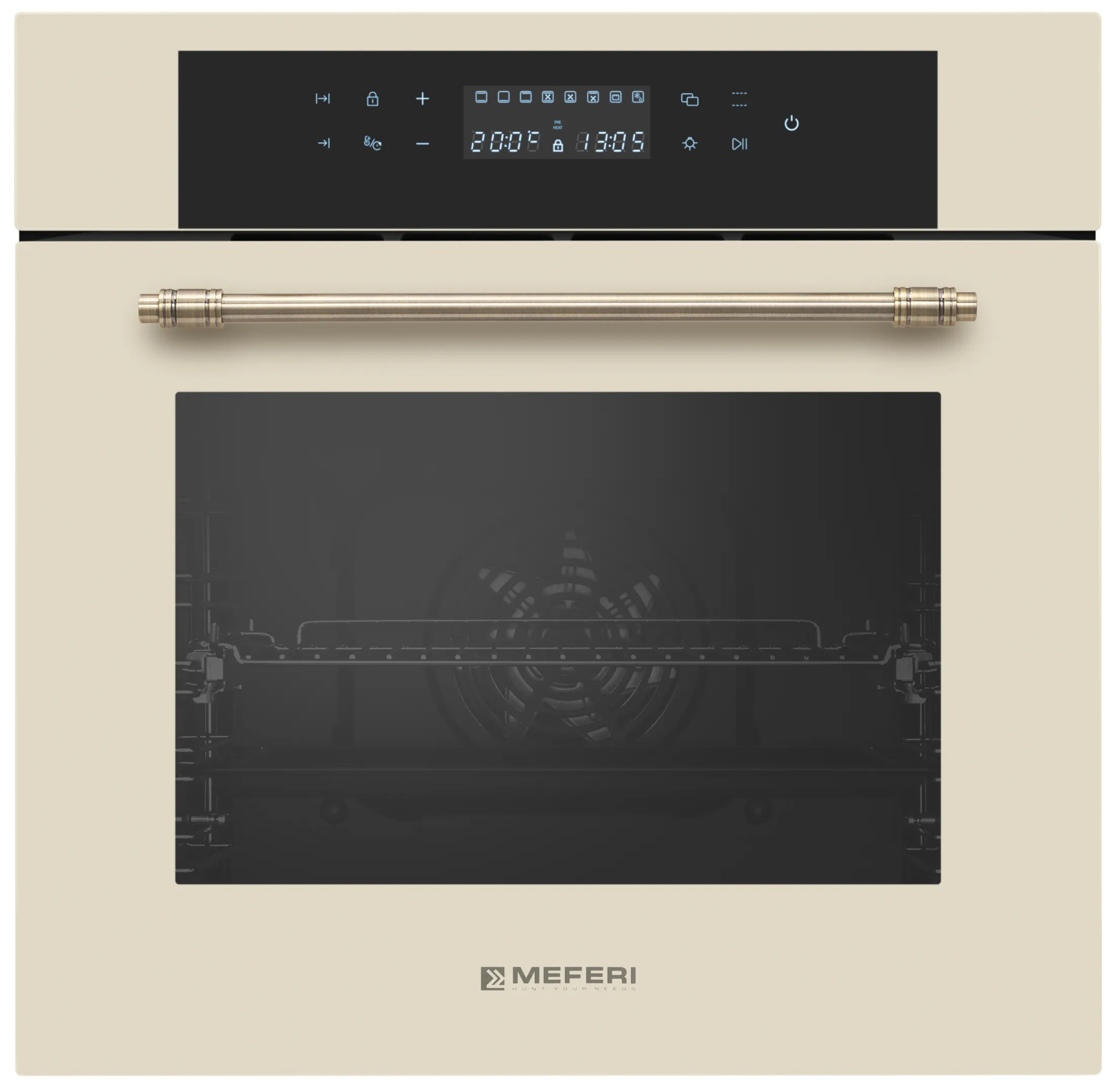 Духовой шкаф MEFERI Бежевый MEO6010BG RETRO