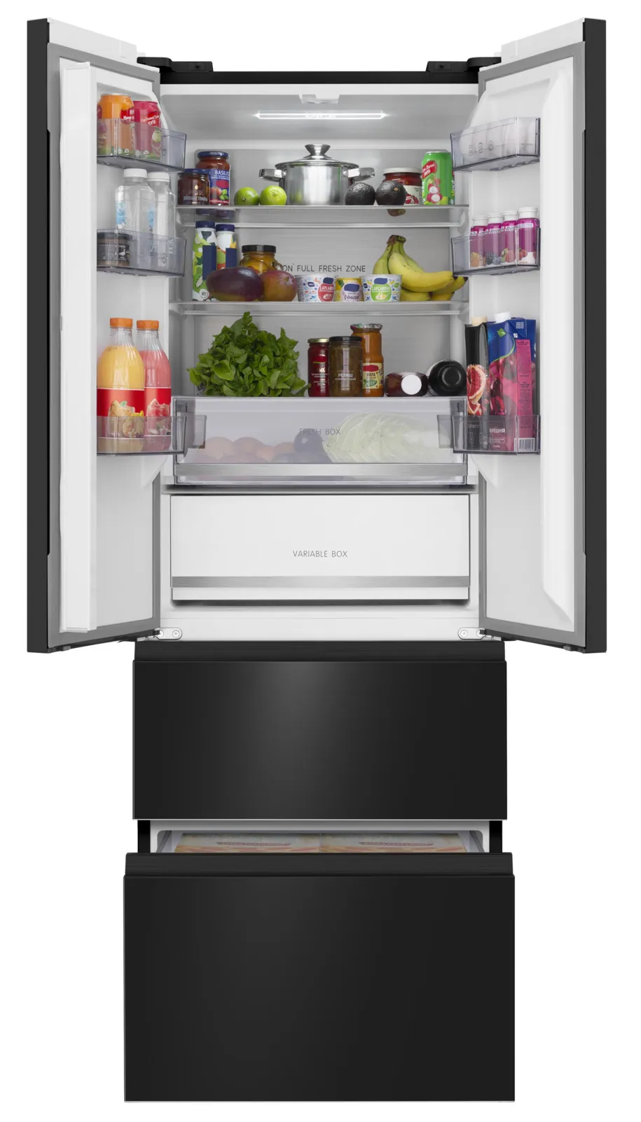 Холодильник отдельностоящий MEFERI Черный MFR70BK TOTAL NO FROST FRENCH DOOR ULTRA