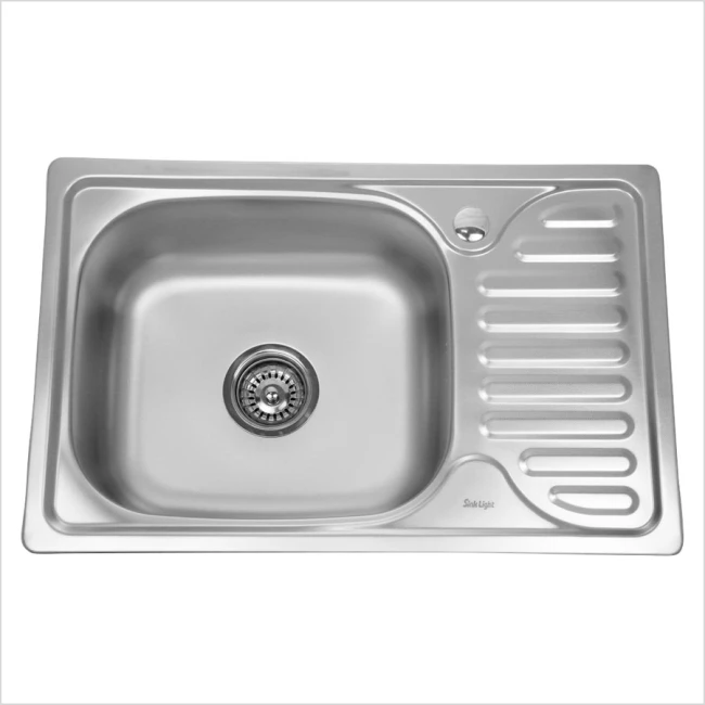 Мойка КИТАЙ Нержавеющая сталь SinkLight N 6642 0.8 (УЦЕНКА)