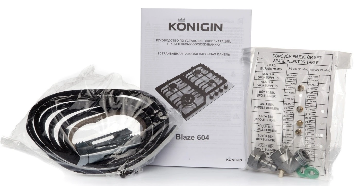 Варочная панель KONIGIN Белый Blaze 604 WHW