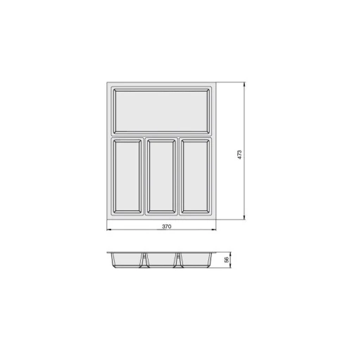 Лоток для столовых приборов MAKMART SKY 450
