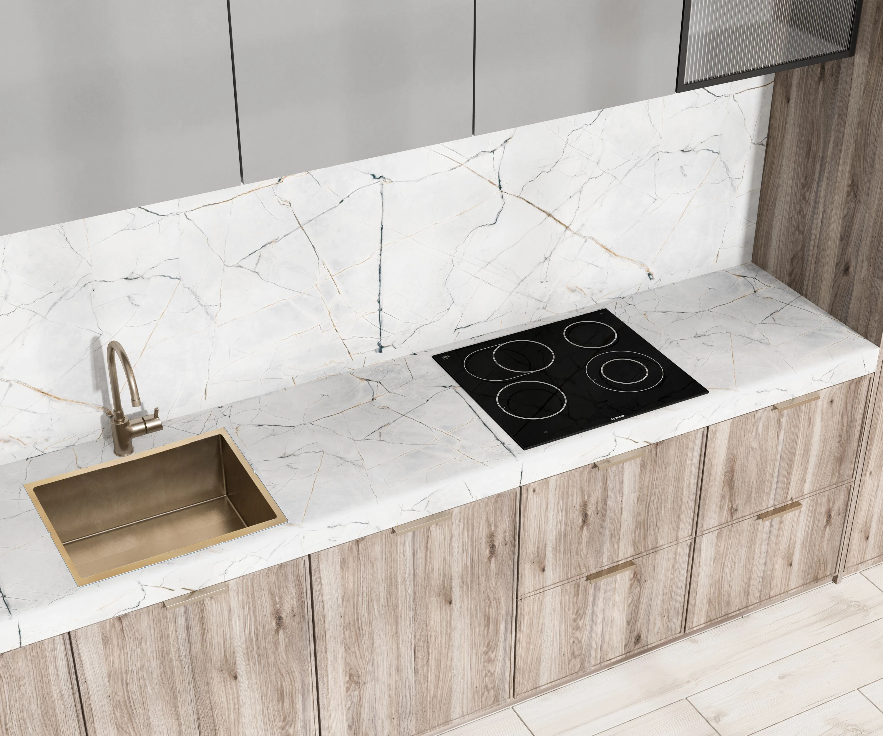 Кромка с/к 45 мм КЕДР Азул 3124/S